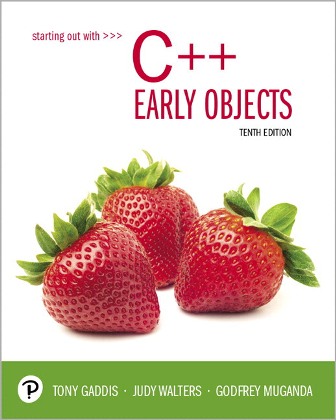 Solution Manual for Starting Out with C++: Early Objects 10th Edition Gaddis