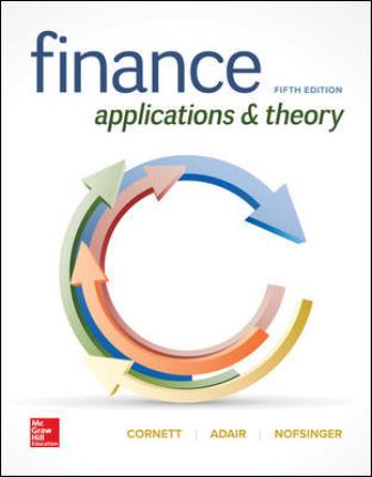 Test Bank for Finance: Applications and Theory 5th Edition Cornett