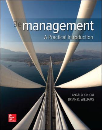 Test Bank for Management 9th Edition Kinicki