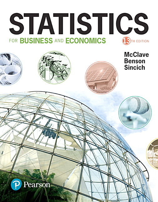 Solution Manual for Statistics for Business and Economics 13th Edition McClave
