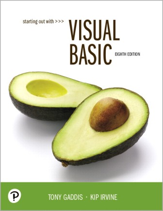 Test Bank for Starting Out With Visual Basic 8th Edition Gaddis