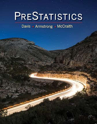 Solution Manual for PreStatistics 1st Edition Davis
