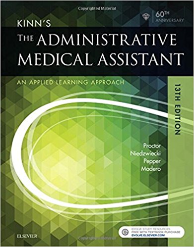 Test Bank for Kinns The Administrative Medical Assistant 13th Edition by Proctor