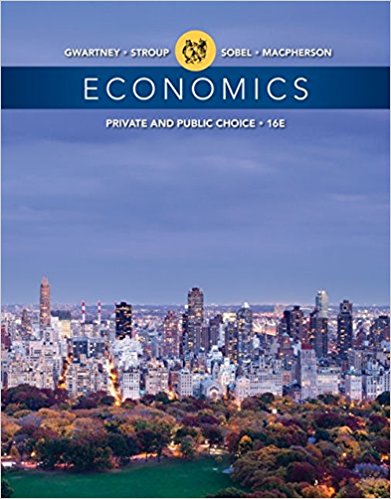 Test Bank for Economics Private and Public Choice 16th Edition Gwartney