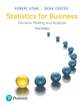 Solution Manual for Statistics for Business: Decision Making and Analysis 3rd Edition Stine