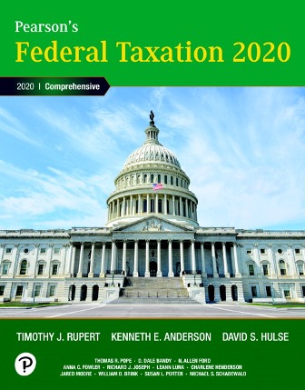 Solution Manual for Pearson’s Federal Taxation 2020 Corporations, Partnerships, Estates and Trusts 33rd Edition Rupert