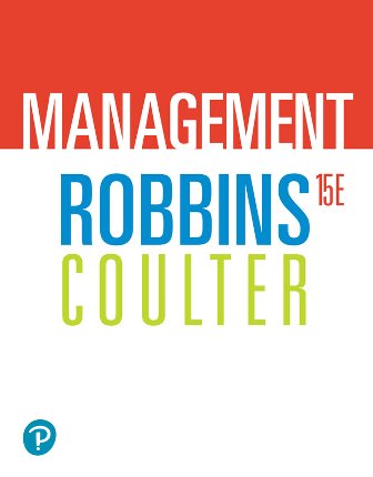 Test Bank for Management 15th Edition Robbins