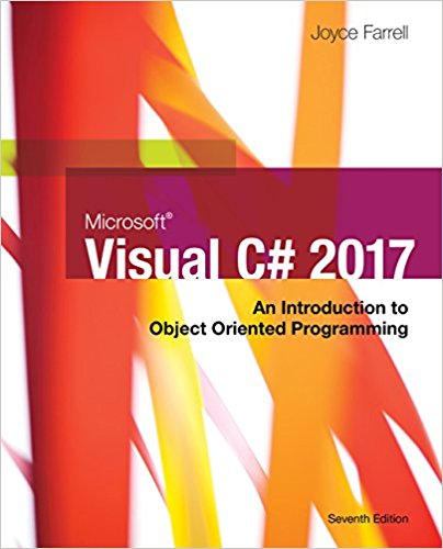 Test Bank for Microsoft Visual C#: An Introduction to Object-Oriented Programming 7th Edition