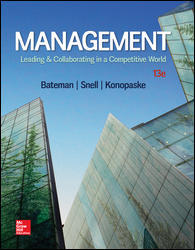 Test Bank for Management Leading & Collaborating in a Competitive World 13th Edition by Konopaske