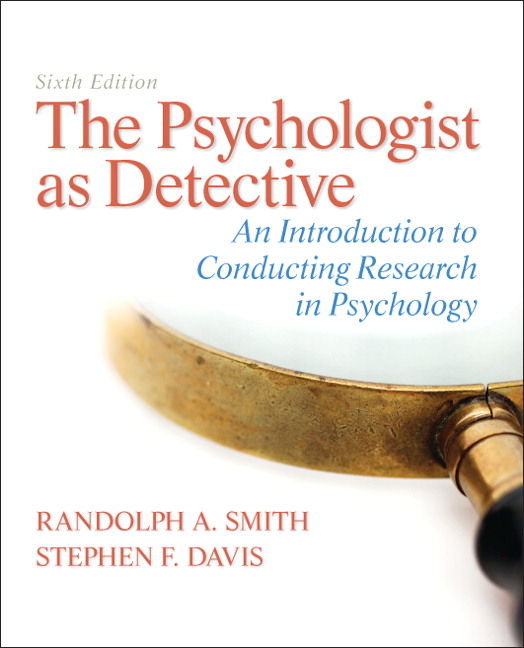 Test Bank for The Psychologist as Detective AICRP 6e Smith