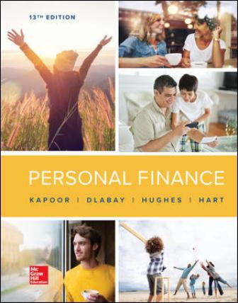 Test Bank for Personal Finance 13th Edition Kapoor