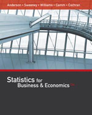Test Bank for Statistics for Business & Economics 13th Edition David R. Anderson