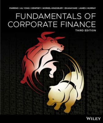 Test Bank for Fundamentals of Corporate Finance 3rd Edition Parrino