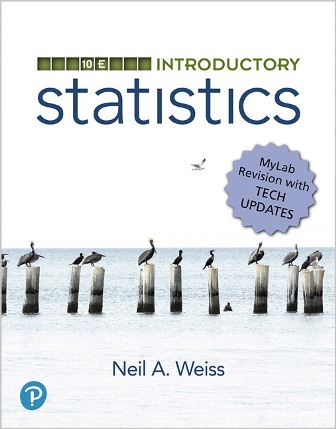 Test Bank for Introductory Statistics MyLab Revision 10th Edition Weiss