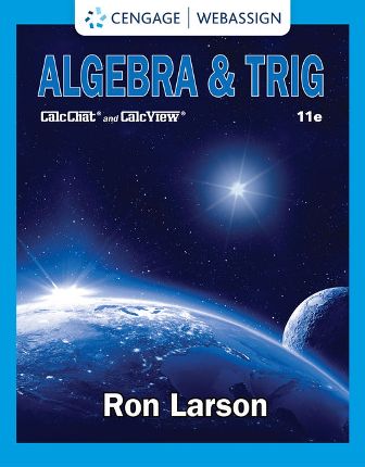 Test Bank for Algebra and Trig 11th Edition Larson