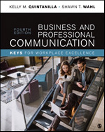 Test Bank for Business and Professional Communication KEYS for Workplace Excellence 4th Edition Quintanilla
