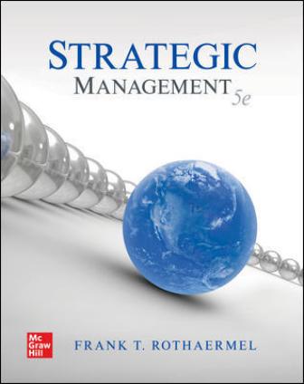 Solution Manual for Strategic Management 5th Edition Rothaermel