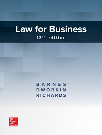 Test Bank for Law for Business 13th Edition by Barnes